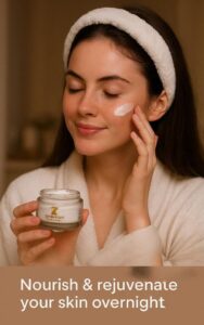 Wake Up to Radiance: With Almond Night Cream for Whitening! 